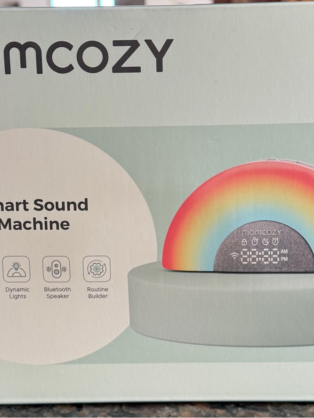 momcozy Rainbow Smart Sound Machine  Multicolor